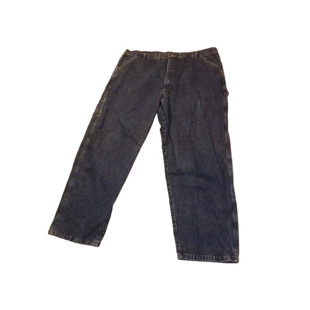 Wrangler Carpenter Jeans Men Sz 44 X 30 Authentic Issue Blue Denim Straight Work
